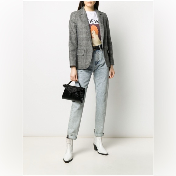 Isabel Marant checkered single button blazer - Picture 2 of 7